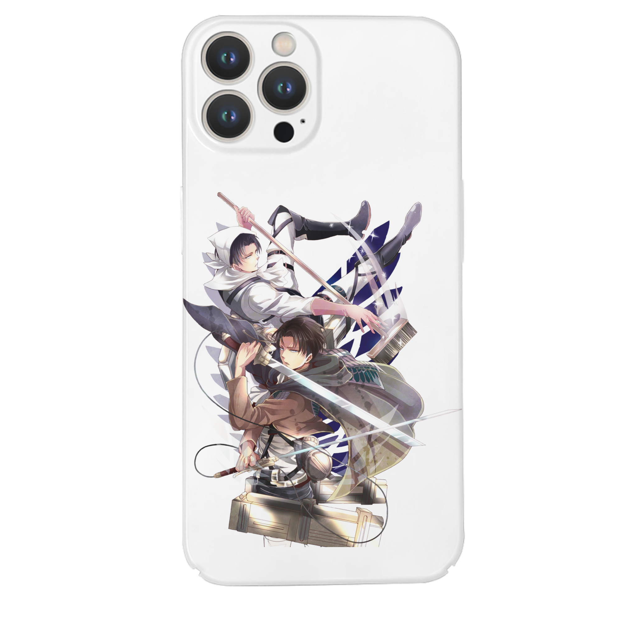 （画像用） 進撃の巨人 リヴァイ·アッカーマン Attack on Titan Levi Ackerman 【iPhone 14シリーズ対応】ハードケース